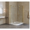 Душевой уголок Vegas Glass AFS-F Lux 120*100 09 01 R профиль золото, стекло прозрачное