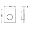 Кнопка смыва TECE Loop Urinal 9242626 хром
