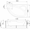 Акриловая ванна Royal Bath Alpine RB 819100 R 150 см