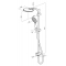 Душевая стойка Am.Pm Bliss L Sense ShowerSpot F0753000
