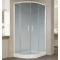 Душевой уголок Vegas Glass ZS-F 100*80 01 02 профиль белый, стекло шиншилла
