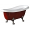 Акриловая ванна BelBagno BB04-ROS