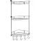 Полка Wasserkraft K-1233 3-ярусная, с крючками