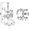 Смеситель Cezares First FIRST-VD-03/24-Bi для ванны с душем