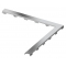 Решетка TECE TECE drainline Steel II 6 109 82 90х90 см угловая