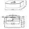 Тумба с раковиной Jacob Delafon Presquile 85 белый лак