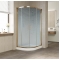Душевой уголок Vegas Glass ZS-F 100*80 05 02 профиль бронза, стекло шиншилла