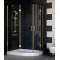 Душевой уголок Vegas Glass AFS-F 120*80 05 01 L профиль бронза, стекло прозрачное