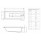 Акриловая ванна Excellent Actima Aurum Aero 170x70