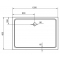 Поддон для душа Cezares SMC AH 120x80 см