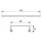Решетка TECE TECEdrainline Royal 6 009 40 90 см глянцевая