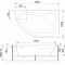 Акриловая ванна Royal Bath Alpine RB 819101 R 160 см