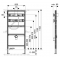 Система инсталляции для писсуаров TECE TECEprofil 9 320 008