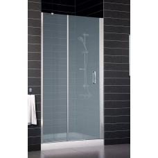Душевая дверь в нишу Vegas Glass EP-F-1 0120 08 10 R профиль глянцевый хром, стекло сатин