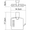 Держатель туалетной бумаги Wasserkraft Exter K-5225