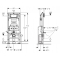 Система инсталляции для унитазов Geberit Duofix UP320 111.380.00.5