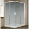 Душевой уголок Vegas Glass ZA-F 0120*110 01 02 профиль белый, стекло шиншилла