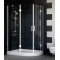 Душевой уголок Vegas Glass AFS-F 120*80 01 01 L профиль белый, стекло прозрачное