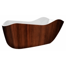 Акриловая ванна Lagard Teona Brown Wood