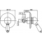Смеситель Cezares Vintage DIM-02-Sw С ВНУТРЕННЕЙ ЧАСТЬЮ, для душа