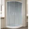 Душевой уголок Vegas Glass ZS-F 100*90 01 02 профиль белый, стекло шиншилла