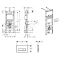 Система инсталляции для унитазов Geberit Duofix Платтенбау 458.125.21.1 4 в 1 с кнопкой смыва