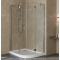 Душевой уголок Vegas Glass AFS-F Lux 120*80 08 01 L профиль глянцевый хром, стекло прозрачное