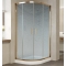 Душевой уголок Vegas Glass ZS-F 100*80 05 02 профиль бронза, стекло шиншилла