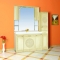Зеркало-шкаф Misty Olimpia Lux 120 бежевая патина Зеркало-шкаф Misty Olimpia Lux 120 бежевая патина