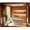 Ванна из искусственного камня Romance Collection Leeds 165x77 L