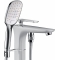 Смеситель Timo Helmi 4000/00-16Y-CR chrome/white напольный