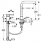Смеситель Kludi L-ine 428540577 для кухонной мойки