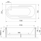 Акриловая ванна Royal Bath Azur RB 614202 R 160 см