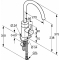 Смеситель Kludi E-GO 422100575 для кухонной мойки