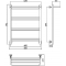 Полотенцесушитель водяной Стилье Версия-Н1 80x60
