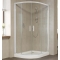Душевой уголок Vegas Glass ZS-F 110*100 01 01 профиль белый, стекло прозрачное